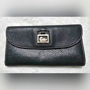 Dooney & Bourke Continental Clutch Long Wallet Coin Money Purse Tote Vintage